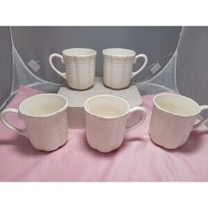 5 Coffee Mugs Pont Aux Choux Cream GIEN